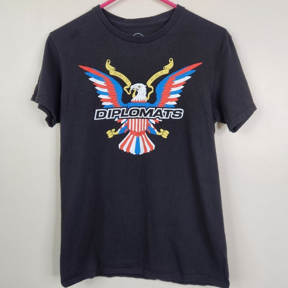 Diplomats Harlem World 2000s Short Sleeve Dipset Eagle Frontside Graphic Tee S